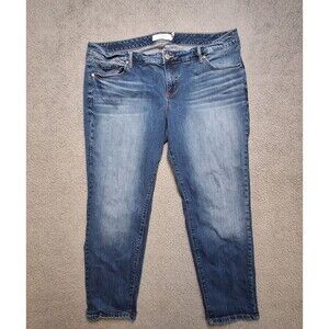 Torrid Denim Womens Jeans Size 20S (actual 42.5x28.5) Stretch Tapered Leg READ